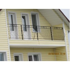 Балкон кованый для загородного дома - модель №8